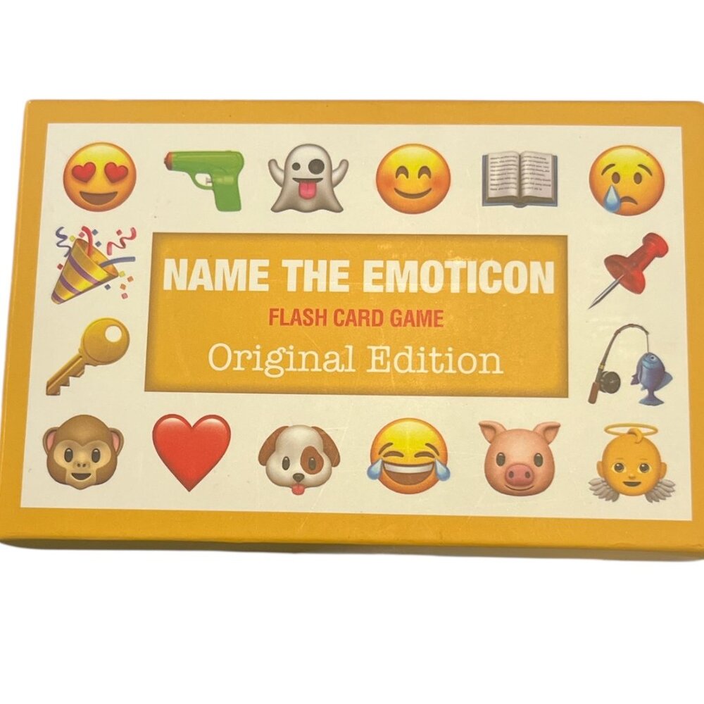 COPY - GAME Name the Emoticon Flash Card Game Original Edition Ages 8+